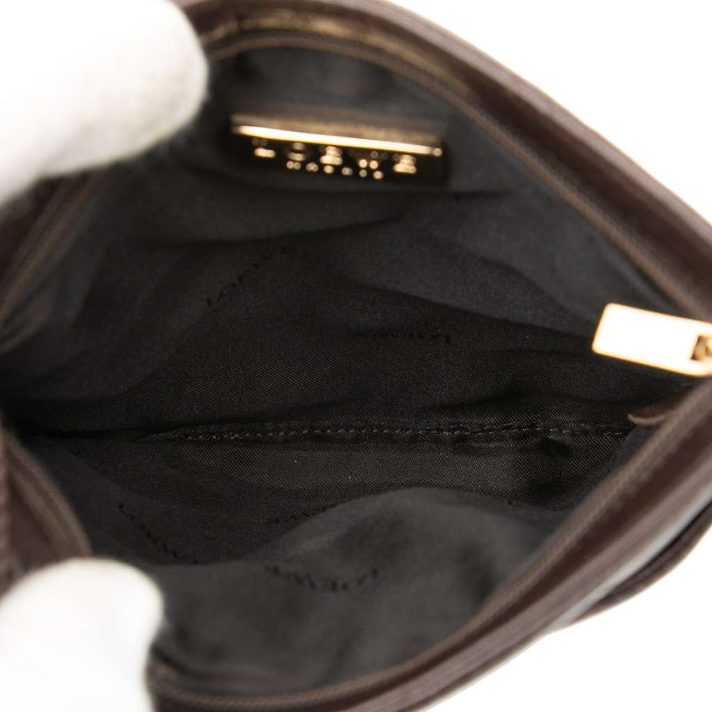 Loewe Nappa Leather Crossbody Brown Leather Good condition - Model View