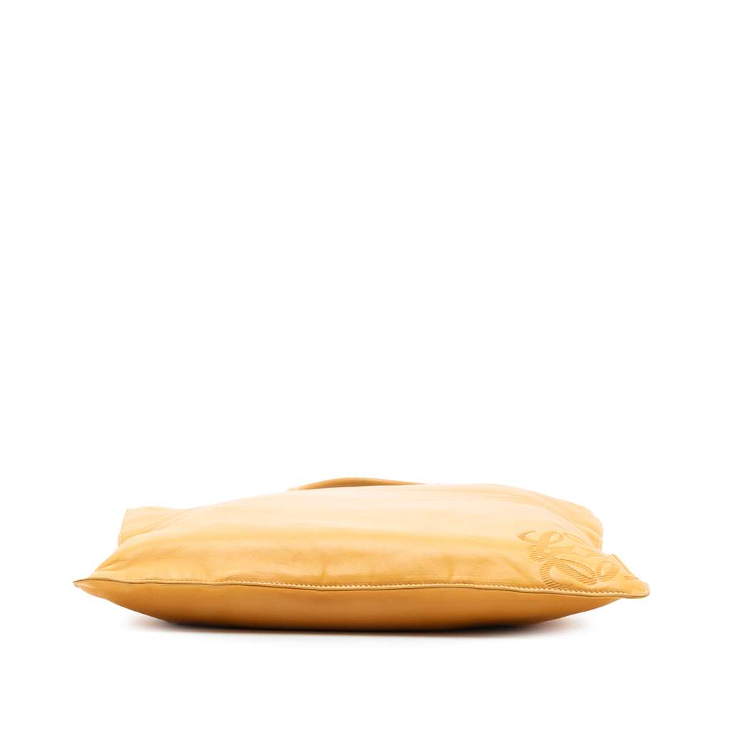 Loewe Leather Anagram Tote Yellow Leather Good condition - Inside View