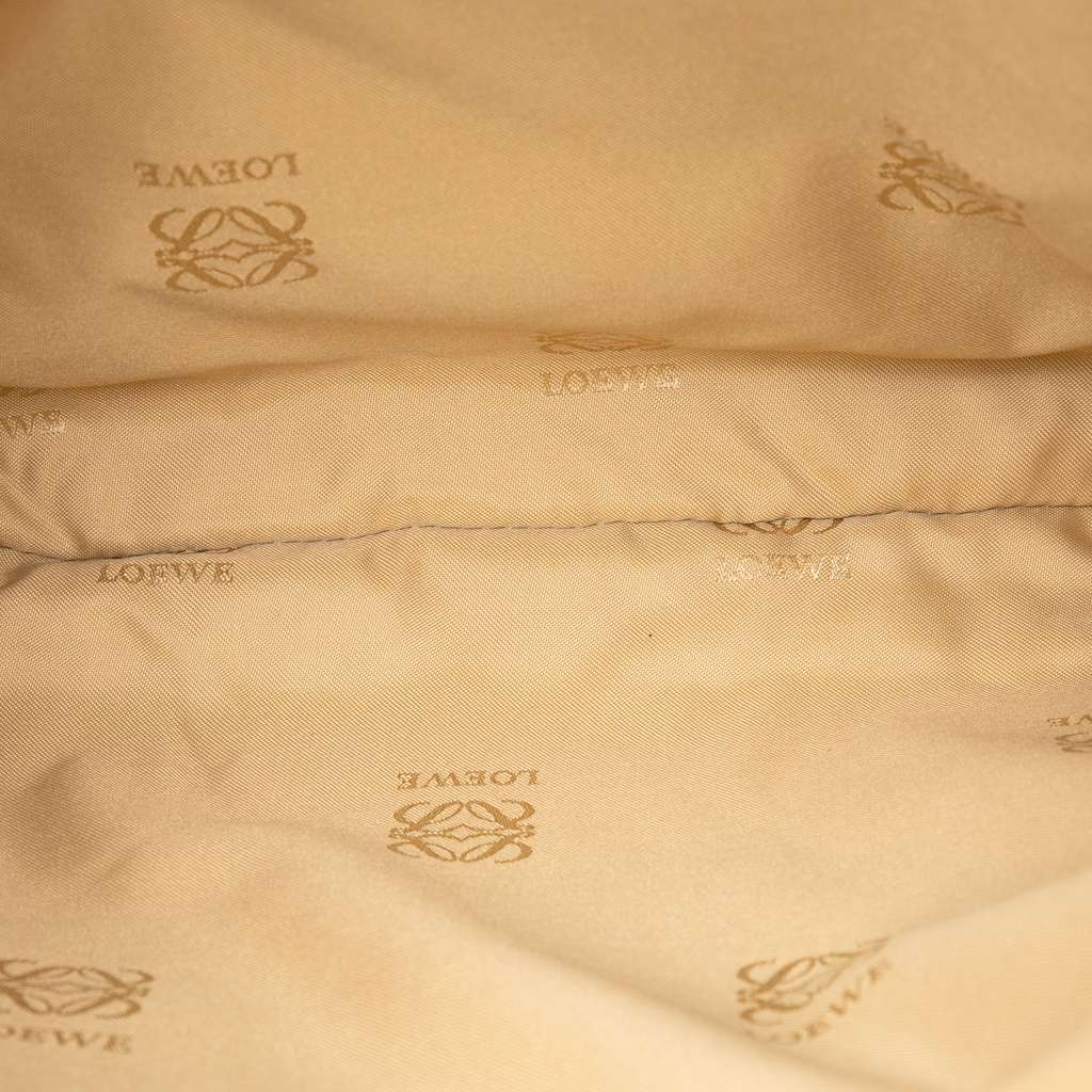 Loewe Leather Anagram Tote Yellow Leather Good condition - Model View