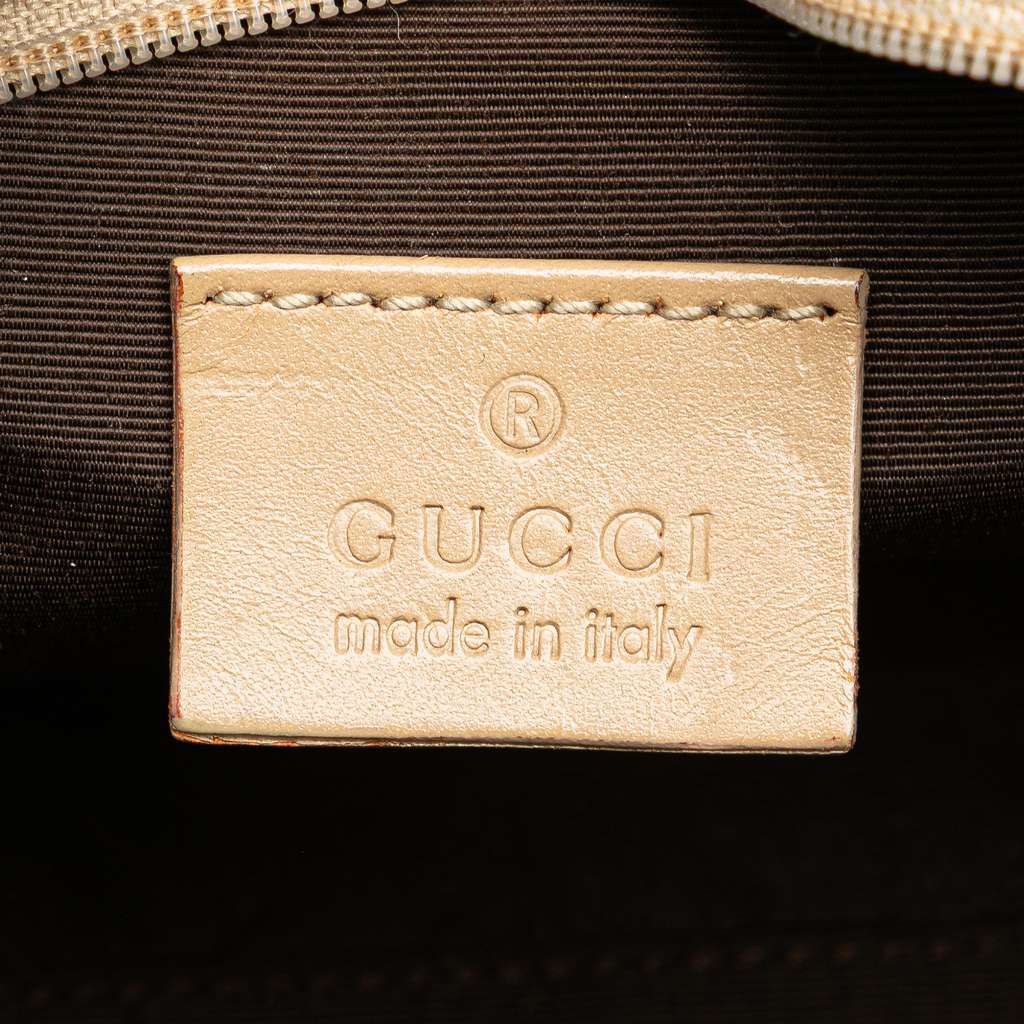 Gucci GG Canvas Half Moon Pochette Brown Canvas Good condition - Box View