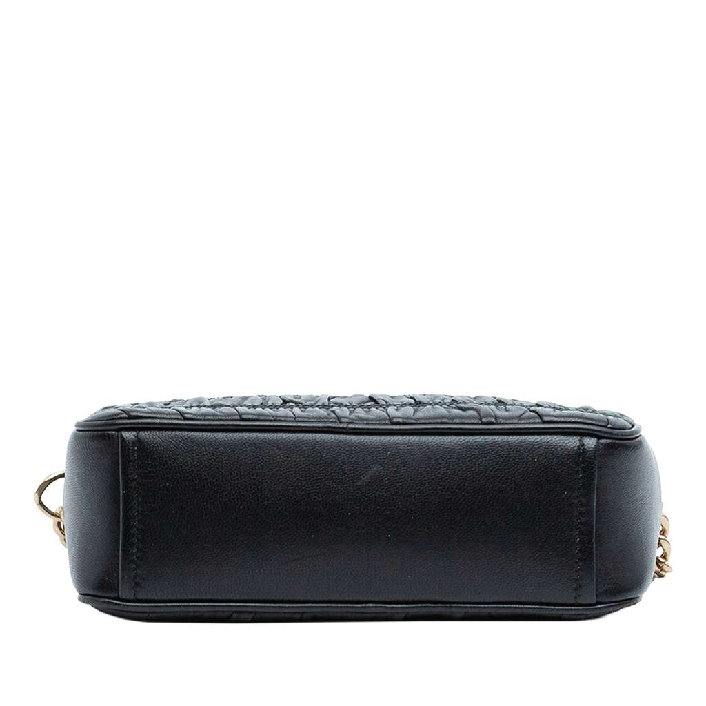 Prada Nappa Gaufre Camera Bag Black Leather Good condition - Inside View