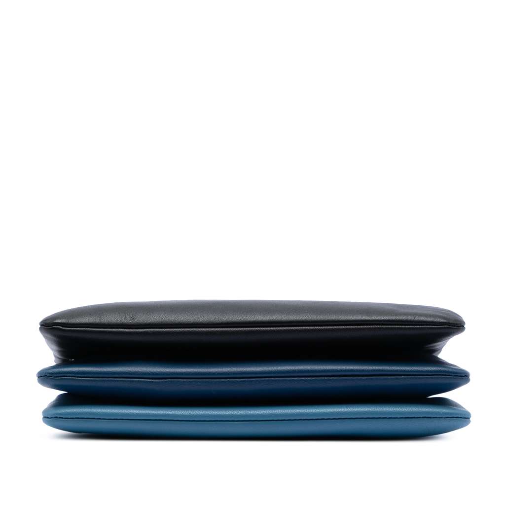 Celine Small Tricolor Lambskin Trio Crossbody Black Leather Good condition - Inside View