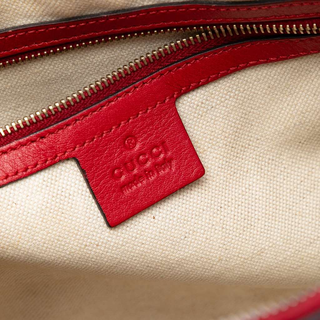 Gucci Small GG Supreme Nice Dome Satchel Brown Canvas Good condition - Box View