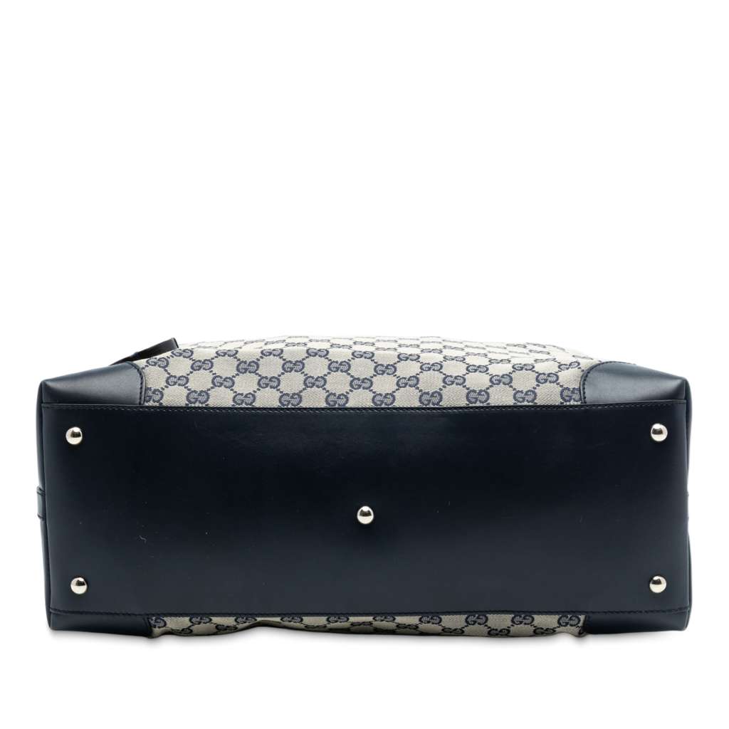 Gucci GG Canvas Brick Lane Satchel Brown Canvas Good condition - Inside View