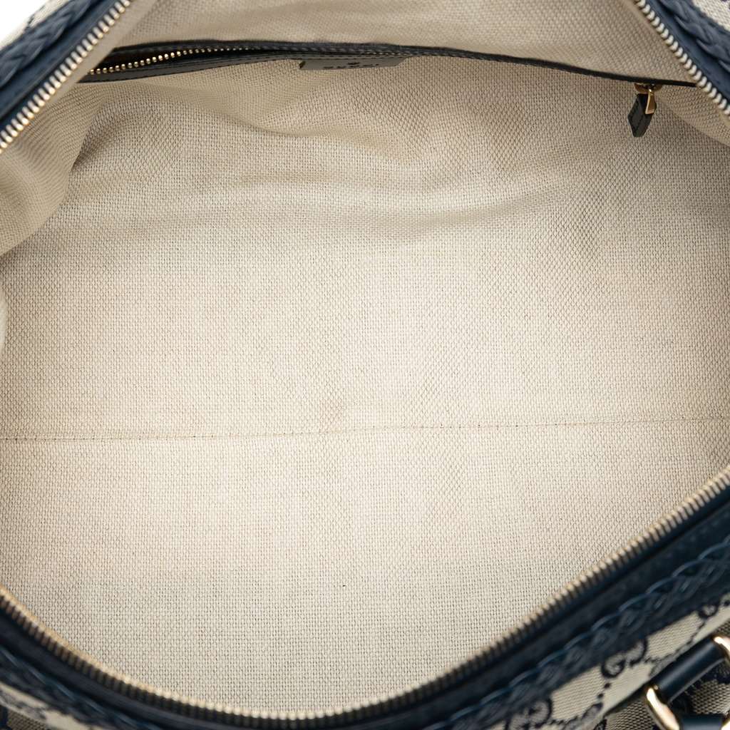 Gucci GG Canvas Brick Lane Satchel Brown Canvas Good condition - Model View