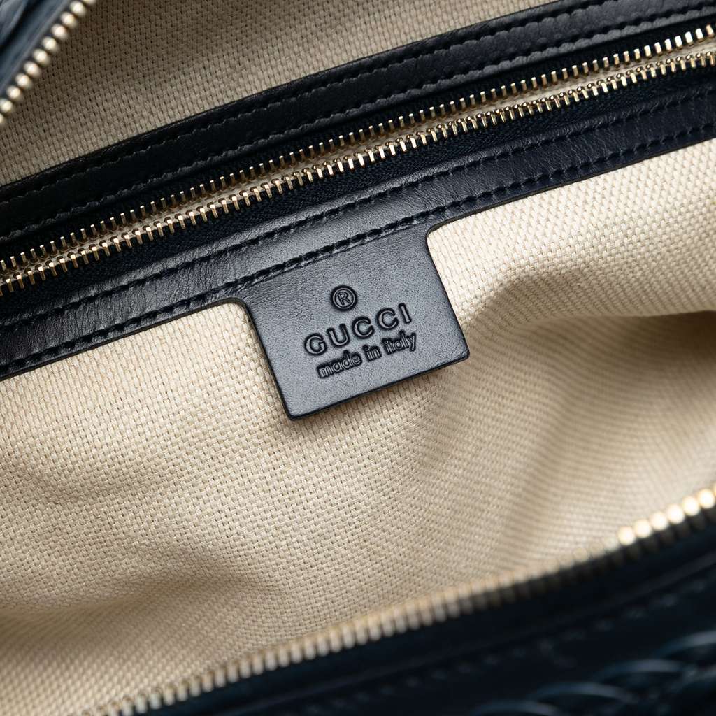 Gucci GG Canvas Brick Lane Satchel Brown Canvas Good condition - Box View