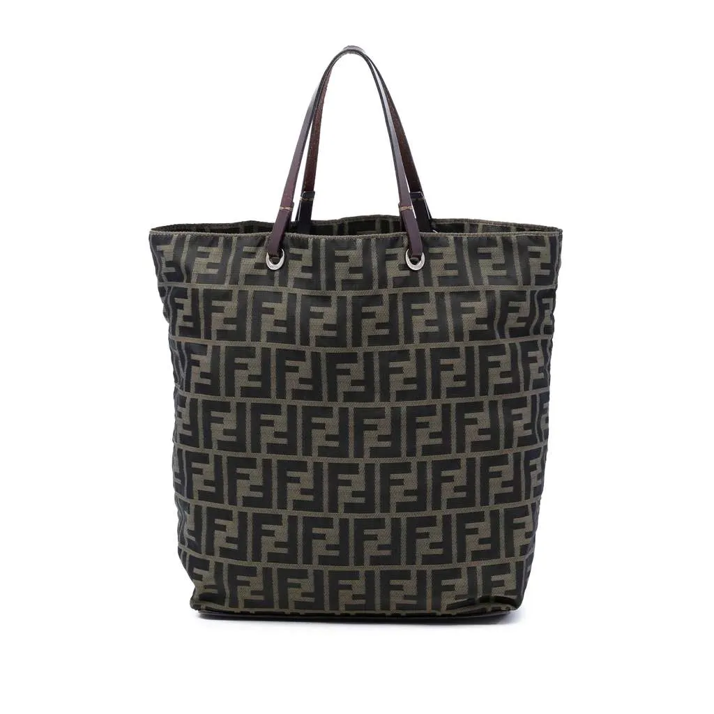 Fendi Zucca Canvas Tote Brown Canvas Very good - Front View