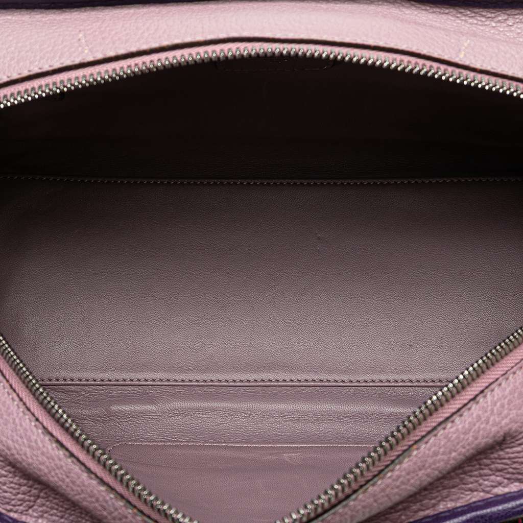 Loewe Tricolor Goatskin Amazona 28 Purple Leather Good condition - Model View