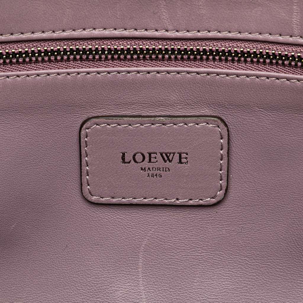 Loewe Tricolor Goatskin Amazona 28 Purple Leather Good condition - Box View