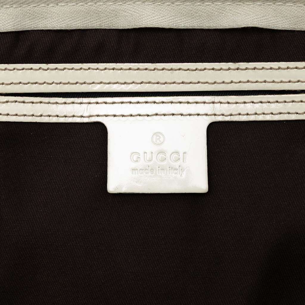 Gucci Medium GG Supreme Joy Boston Bag Brown Canvas Good condition - Box View