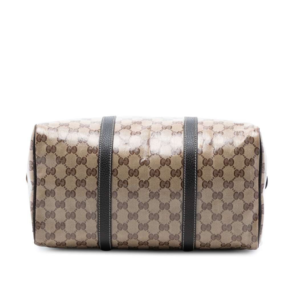 Gucci Medium GG Crystal Joy Boston Bag Brown Canvas Good condition - Inside View