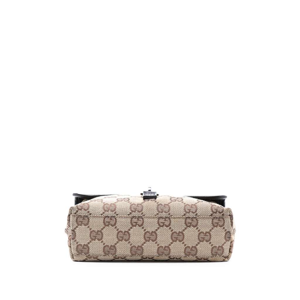 Gucci GG Canvas Jackie Belt Bag Brown Canvas Good condition - Inside View