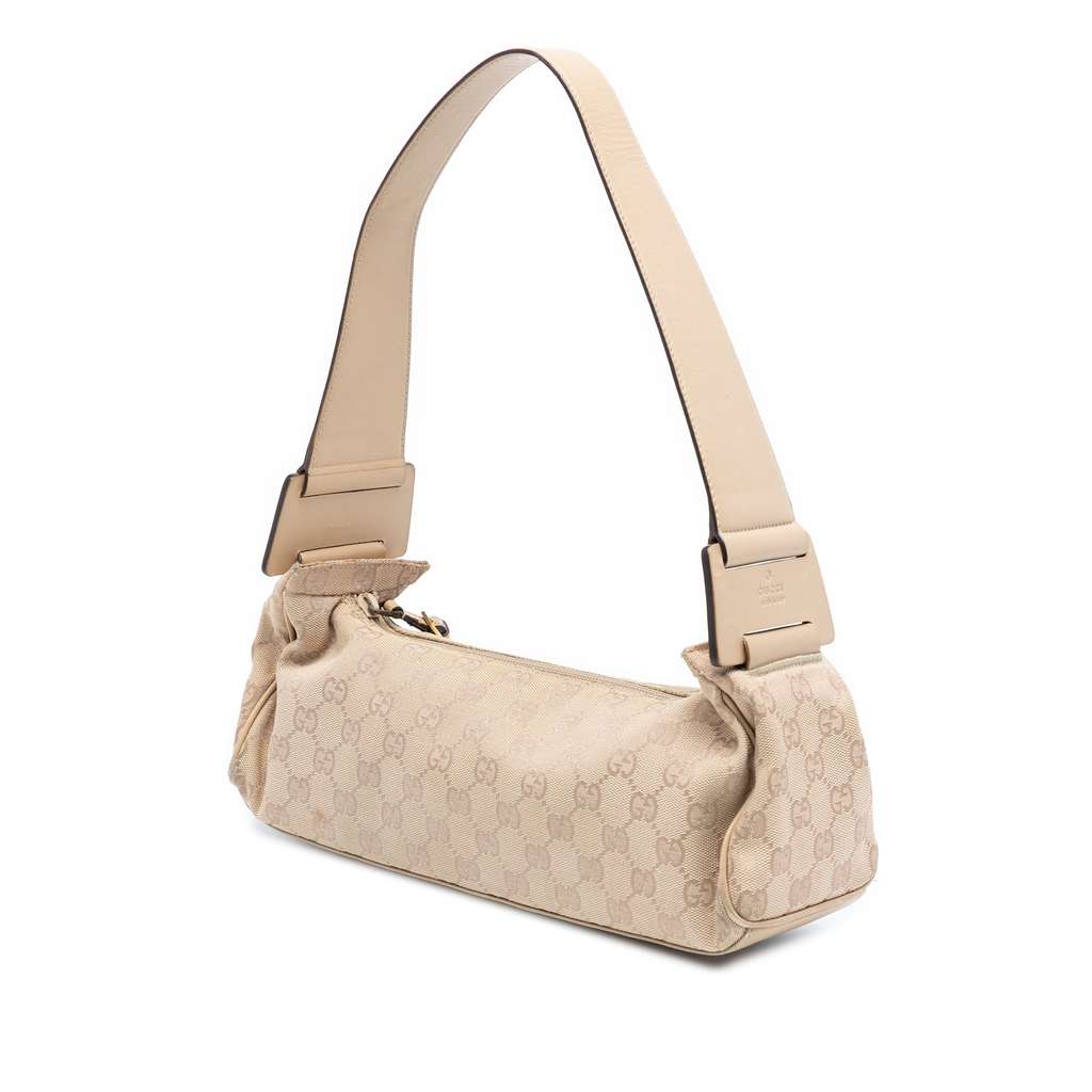 Gucci GG Canvas Shoulder Bag Brown Canvas Good condition - Back View