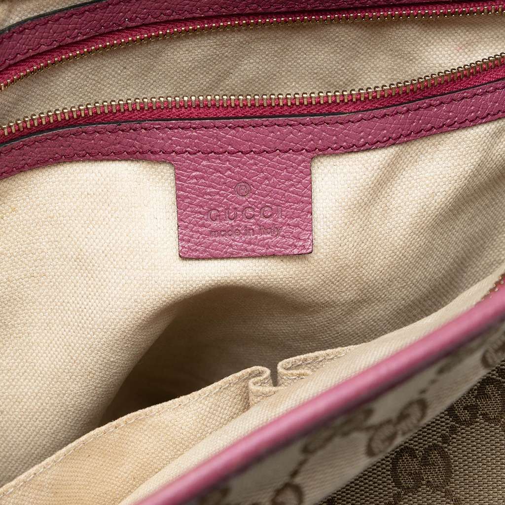 Gucci GG Canvas Bree Tote Brown Canvas Good condition - Box View