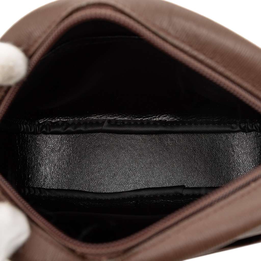 Burberry Haymarket Check Canvas Crossbody Brown Canvas Good condition - Model View