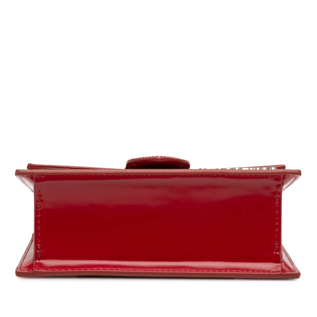 Jacquemus Mini Patent Le Bambino Red Leather Good condition - Inside View