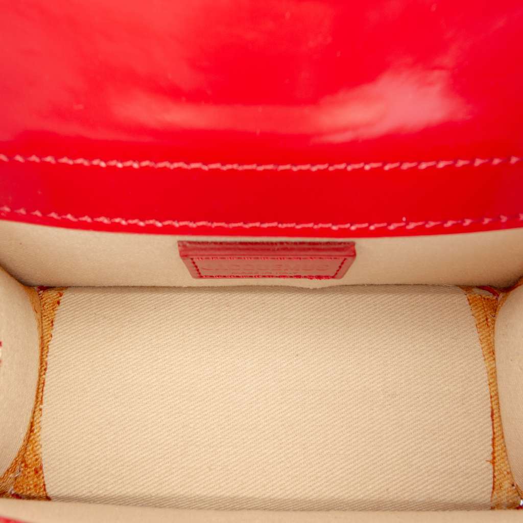 Jacquemus Mini Patent Le Bambino Red Leather Good condition - Model View