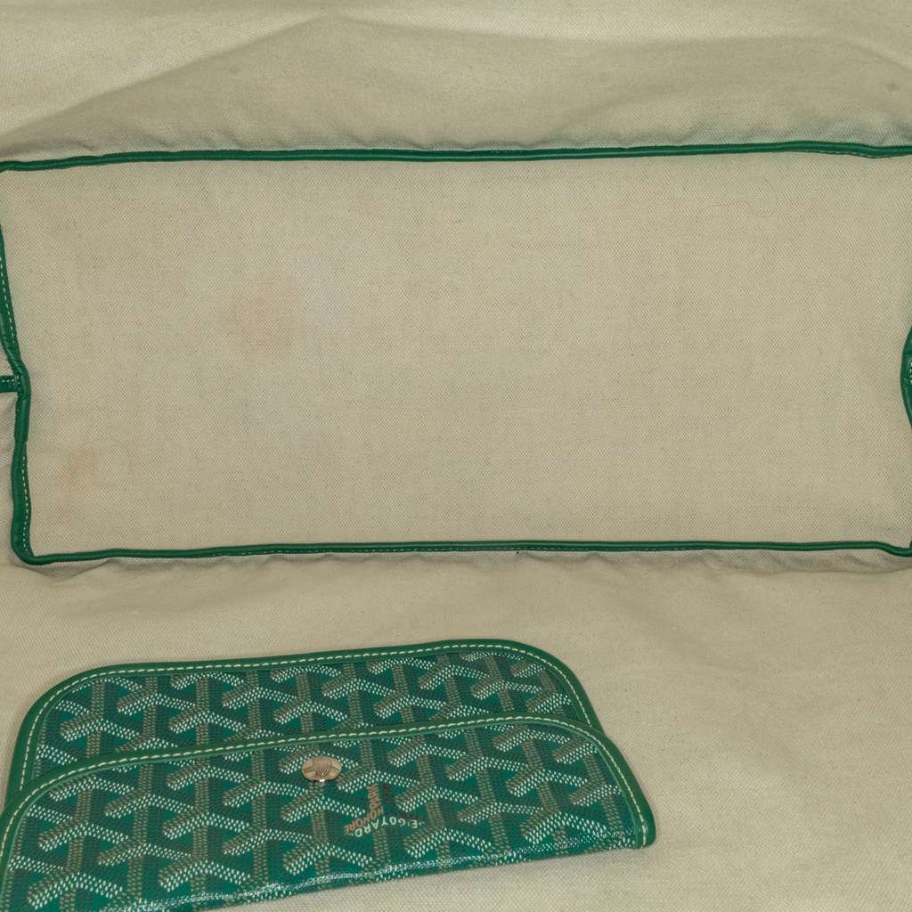 Goyard Goyardine Saint Louis GM Green Canvas Good condition - Box View