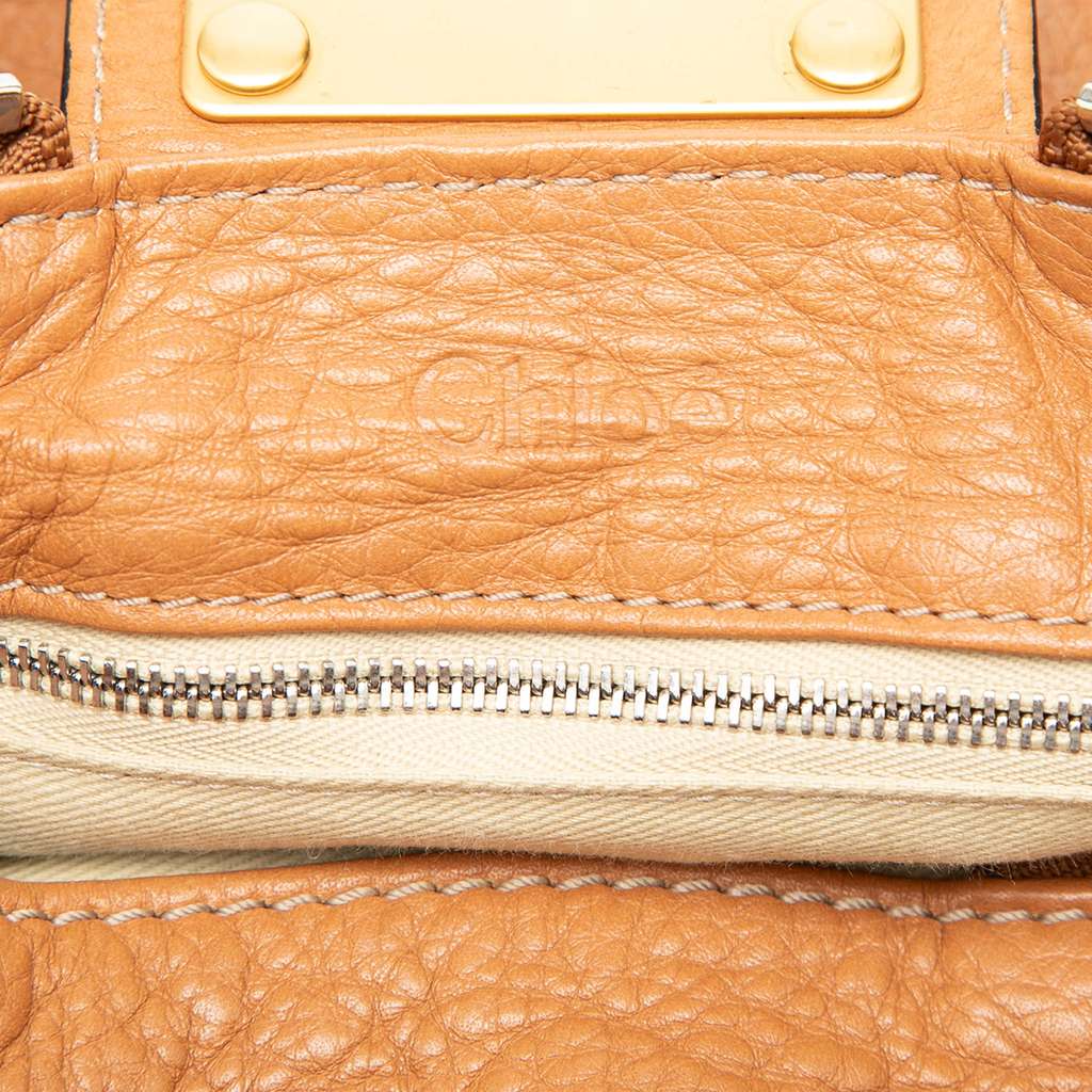 Chloé Leather Paddington Handbag Brown Leather Good condition - Box View