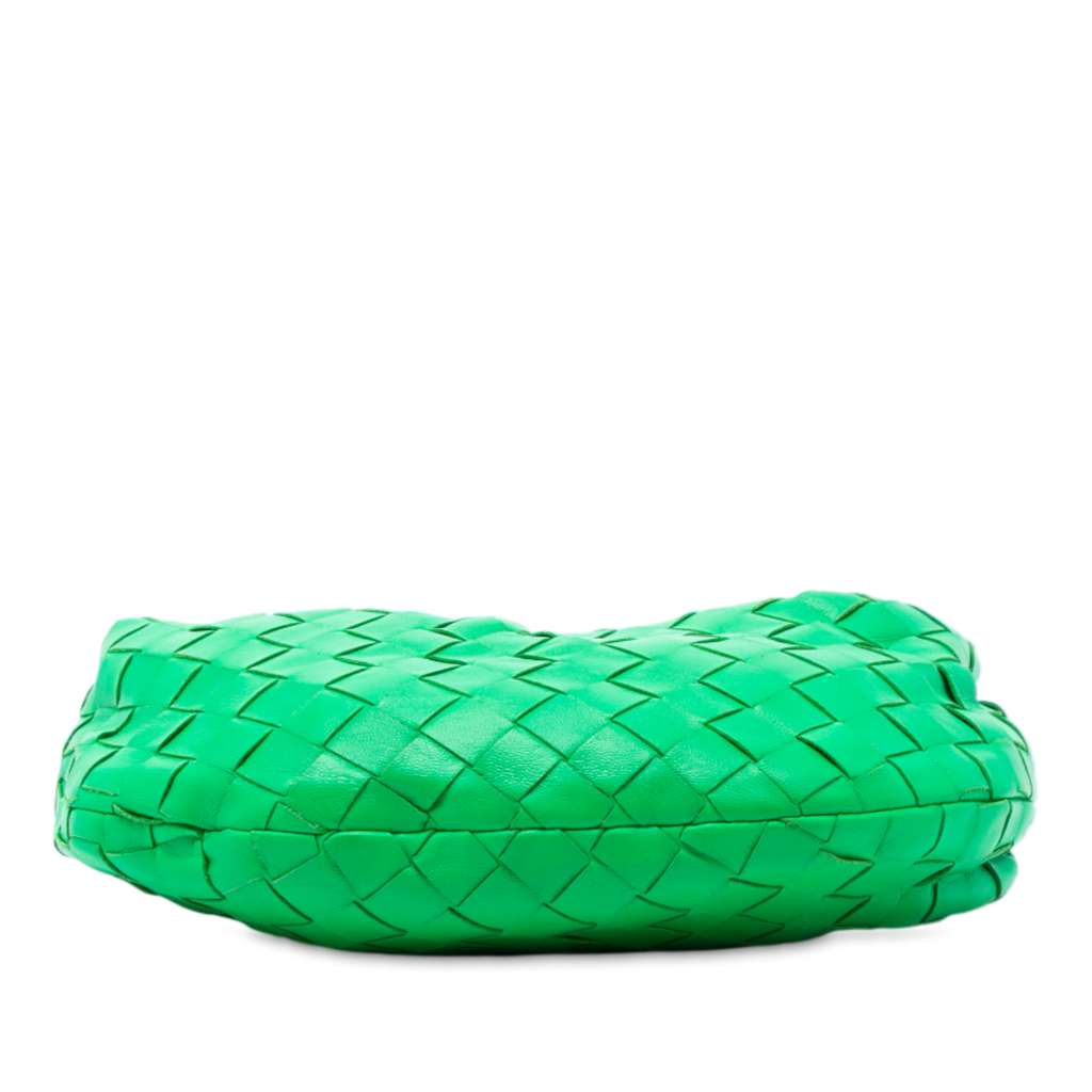 Bottega Veneta Mini Nappa Intrecciato Jodie Green Leather Good condition - Inside View