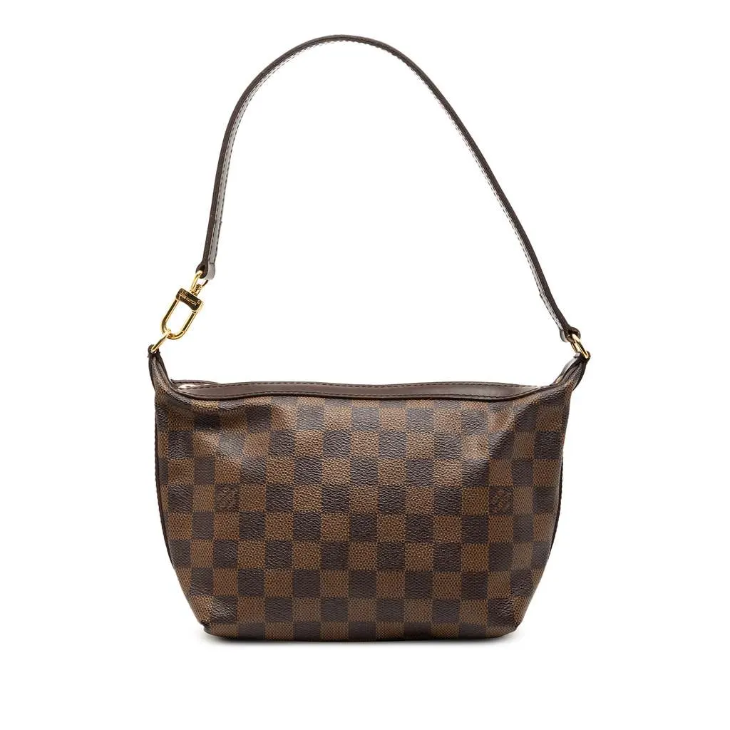 Louis Vuitton Damier Ebene Illovo PM Brown Very good - Front View