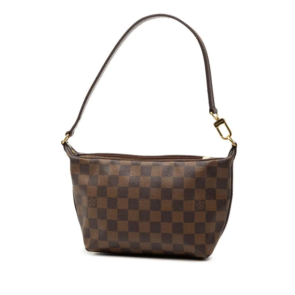 Louis Vuitton Damier Ebene Illovo PM Brown Very good - Back View