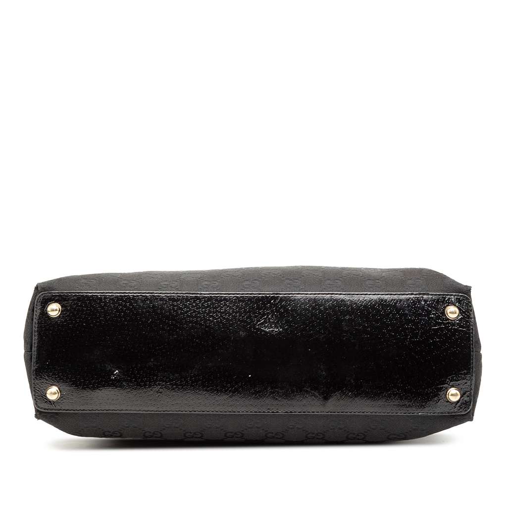 Gucci Medium GG Canvas Eclipse Tote Black Canvas Good condition - Inside View