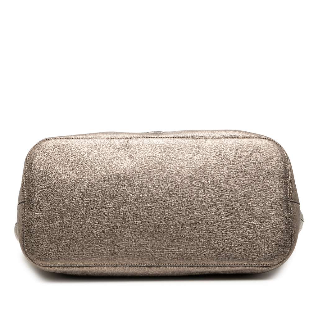 Loewe Metallic Leather Tote Brown Leather Good condition - Inside View