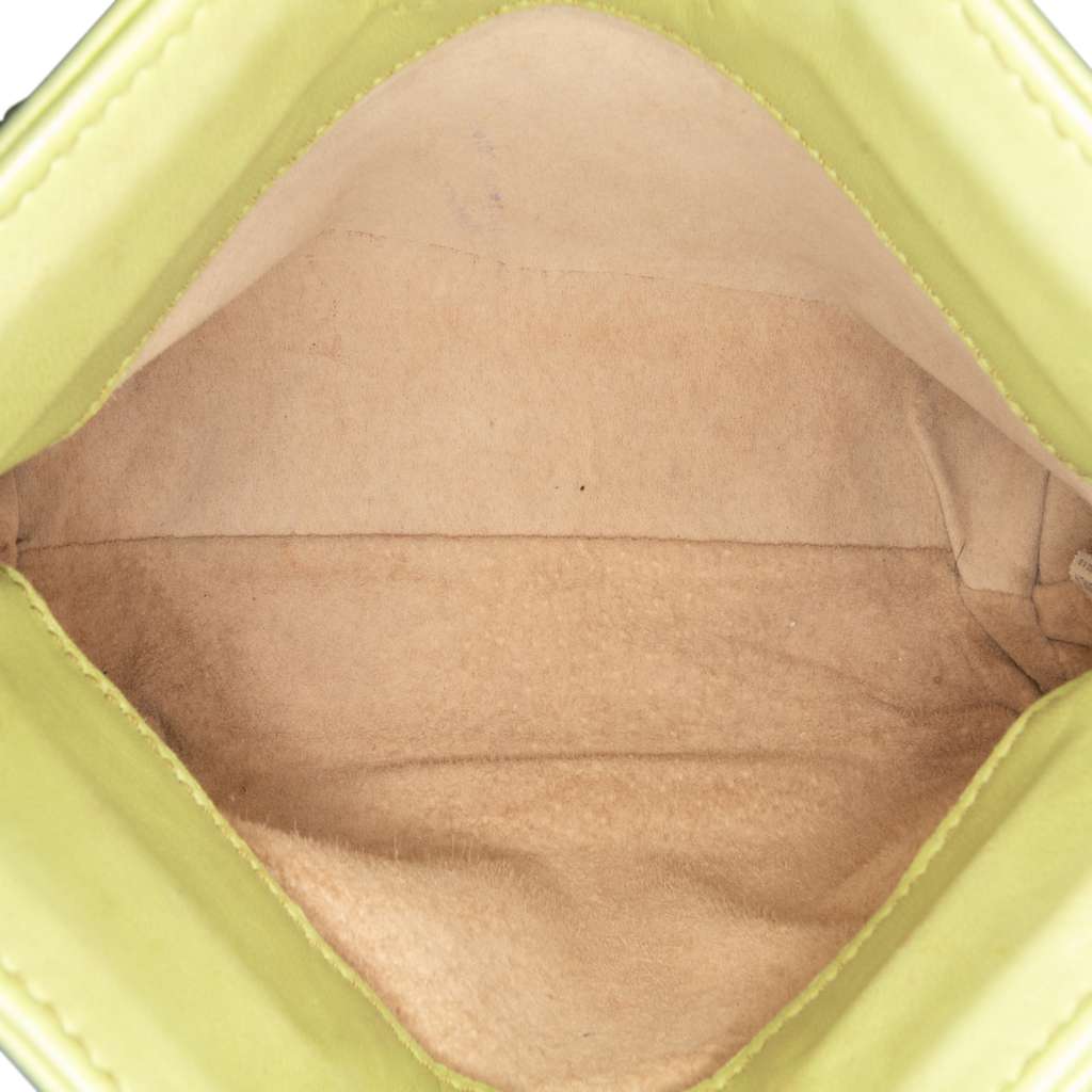 Bottega Veneta Leather Intrecciato Shoulder Bag Green Leather Good condition - Model View