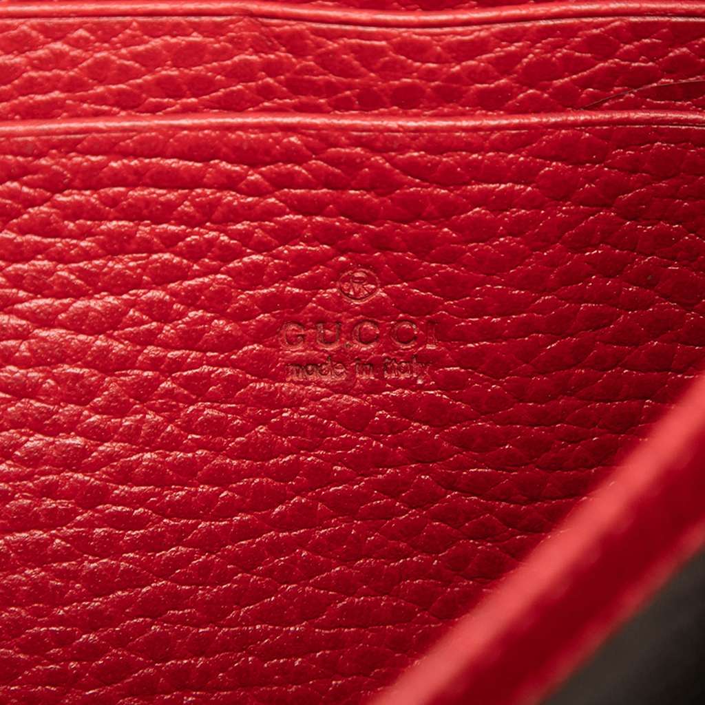 Gucci Leather Dionysus Wallet on Chain Red Leather Good condition - Box View