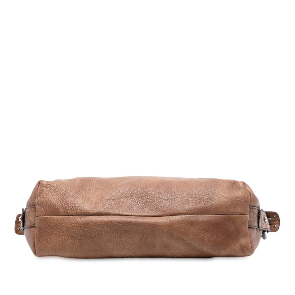 Gucci Medium Leather Bamboo Bar Tote Brown Leather Good condition - Inside View