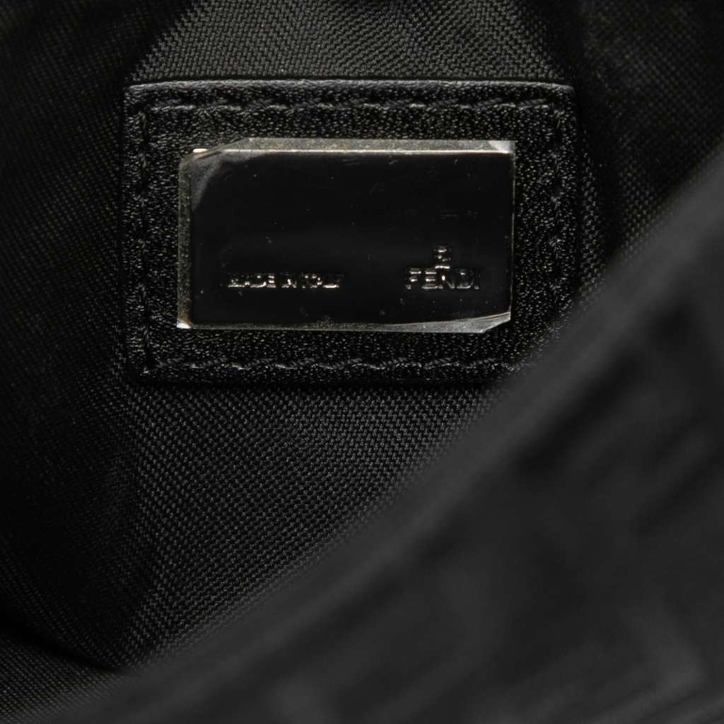 Fendi Zucchino Canvas Crossbody Black Canvas Good condition - Box View