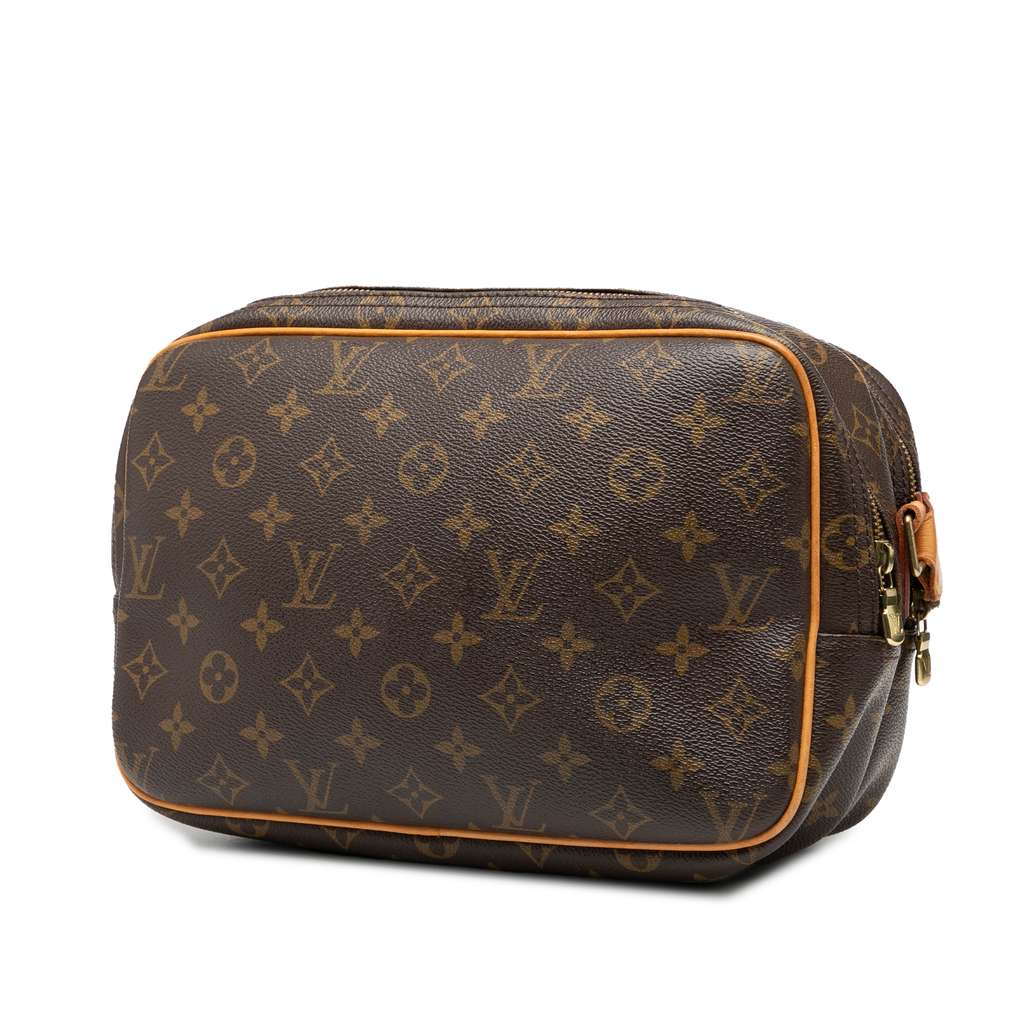 Louis Vuitton Monogram Reporter PM Brown Good condition - Back View