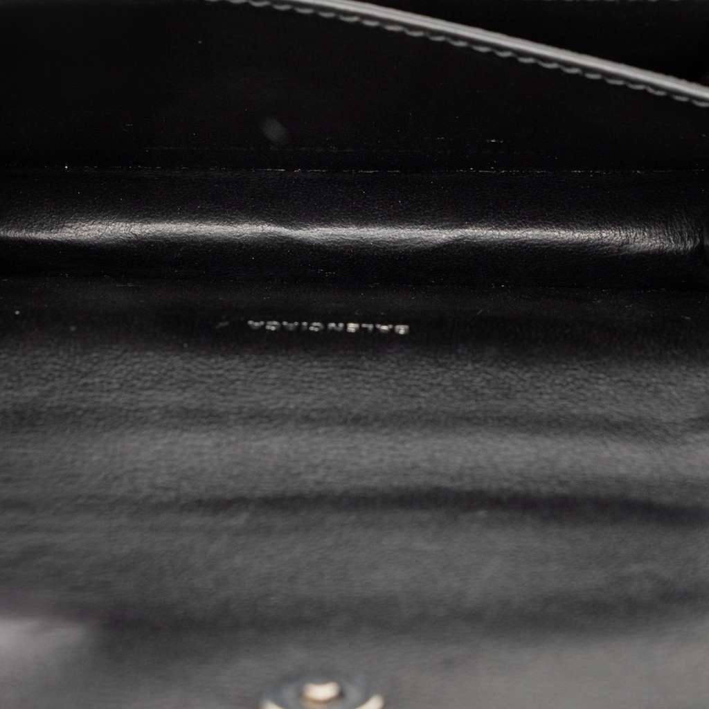 Balenciaga Croc Embossed Leather Sharp Belt Bag XS Black Leather Good condition - Model View