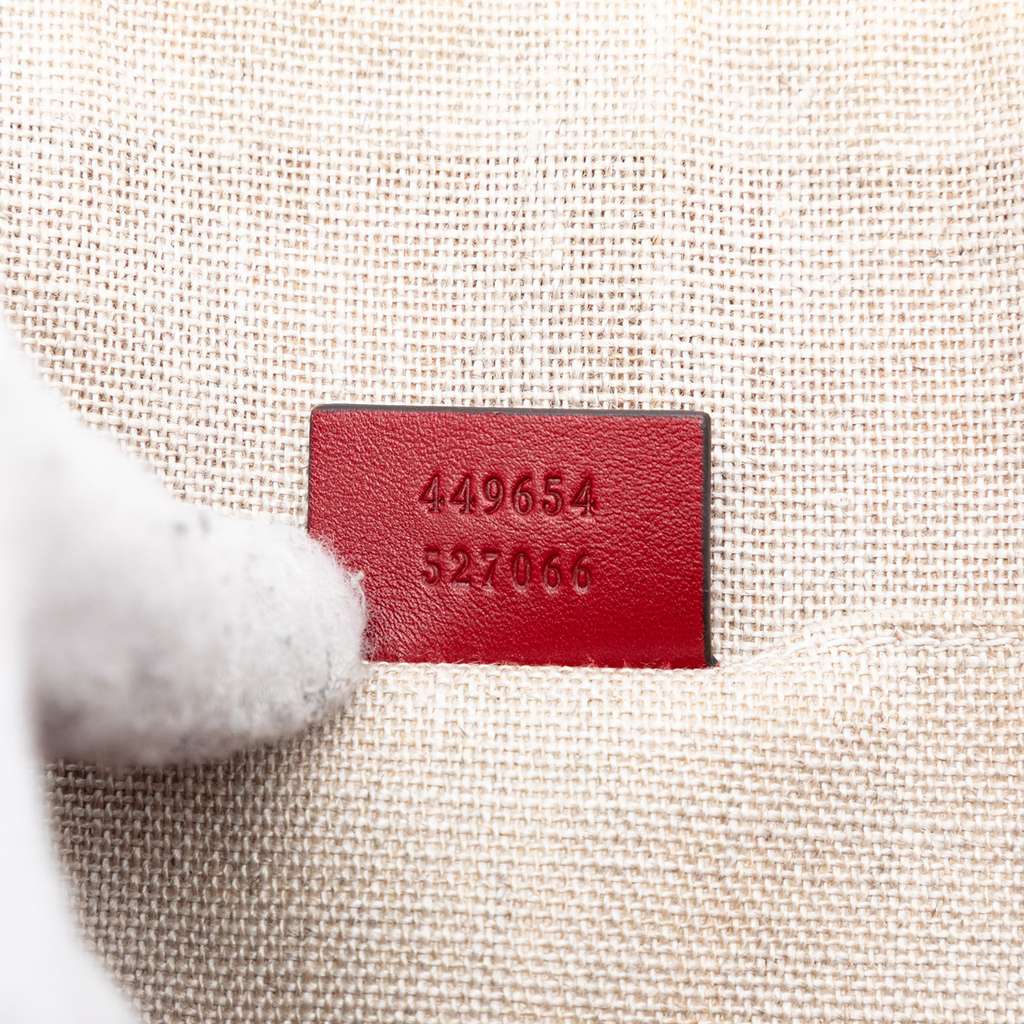 Gucci Mini Microguccissima Dome Satchel Red Leather Good condition - Box View