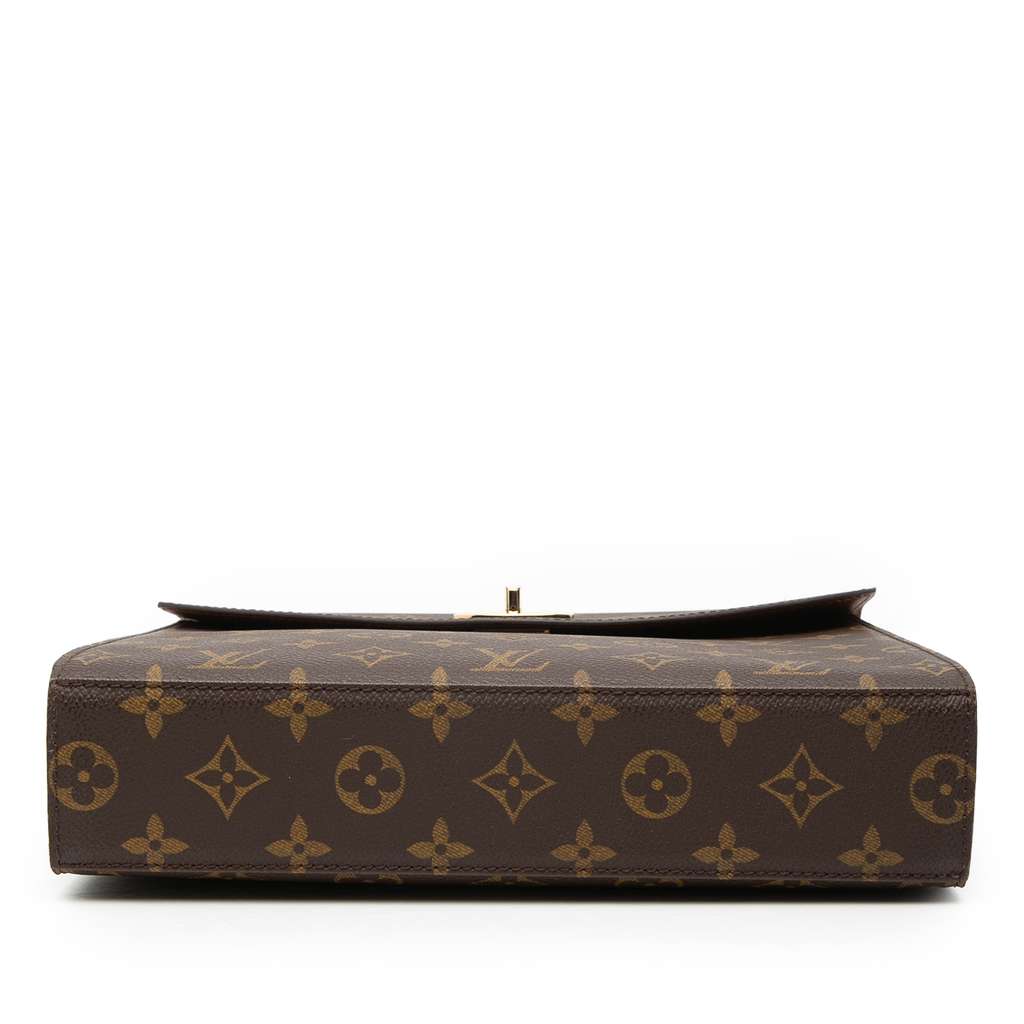 Louis Vuitton Monogram Malesherbes Brown Good condition - Inside View