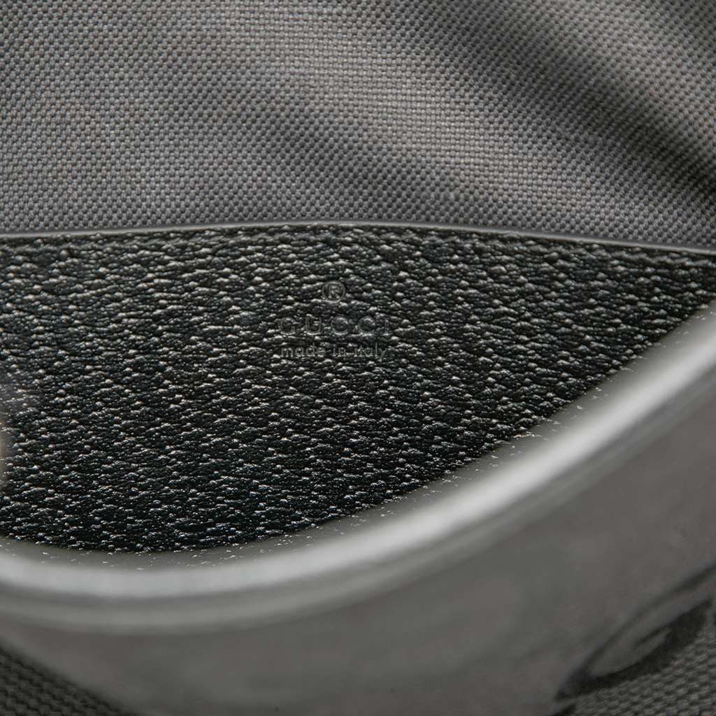 Gucci Jumbo GG Canvas Pouch Black Canvas Good condition - Box View