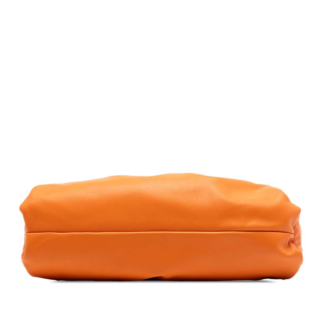 Bottega Veneta Lambskin The Shoulder Pouch Orange Leather Good condition - Inside View