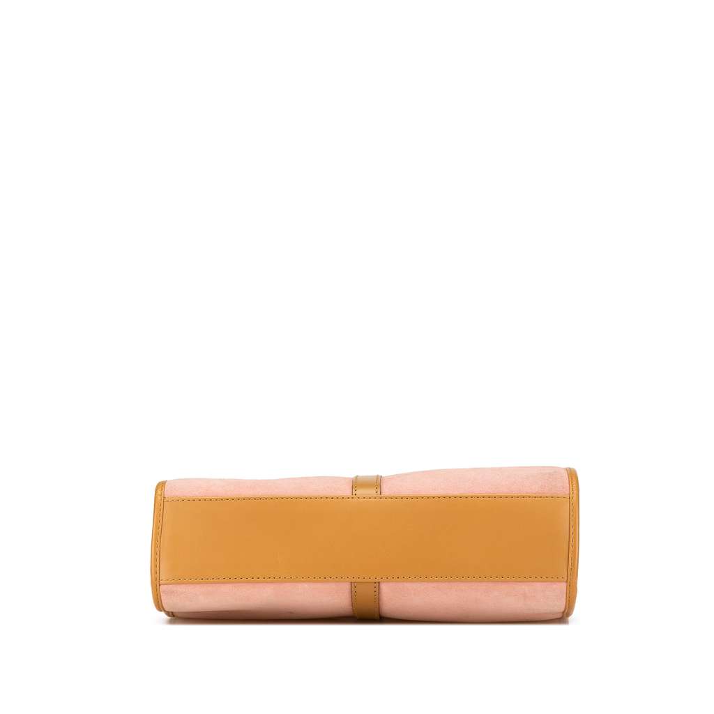 Gucci Suede Jackie Handbag Pink Leather Good condition - Inside View