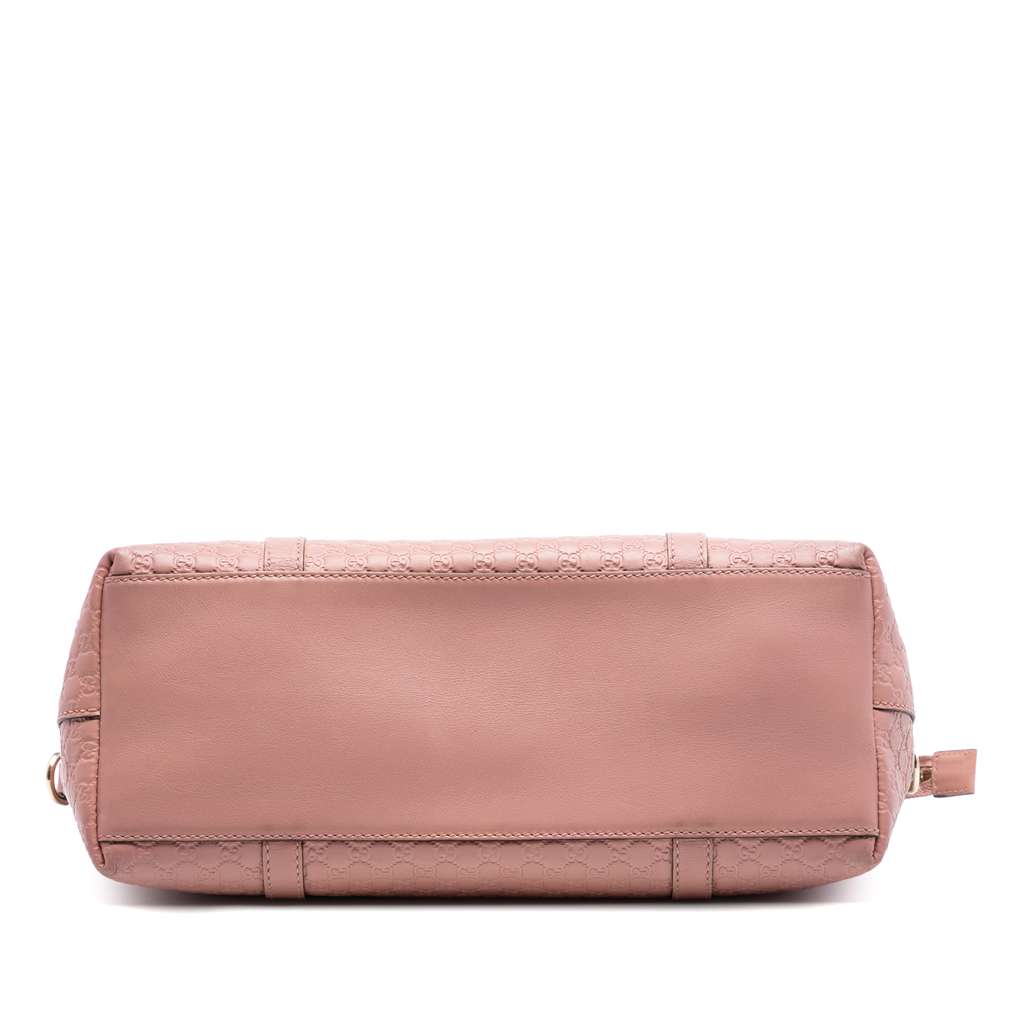 Gucci Small Microguccissima Joy Satchel Pink Leather Good condition - Inside View