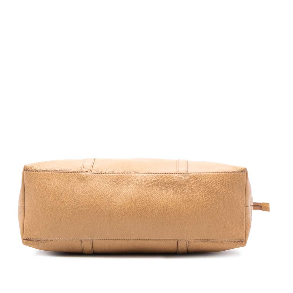 Gucci Leather GG Charm Satchel Brown Leather Good condition - Inside View