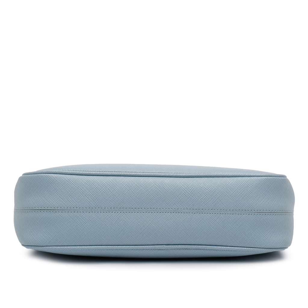 Prada Saffiano Re Edition 2005 Satchel Blue Leather Good condition - Inside View