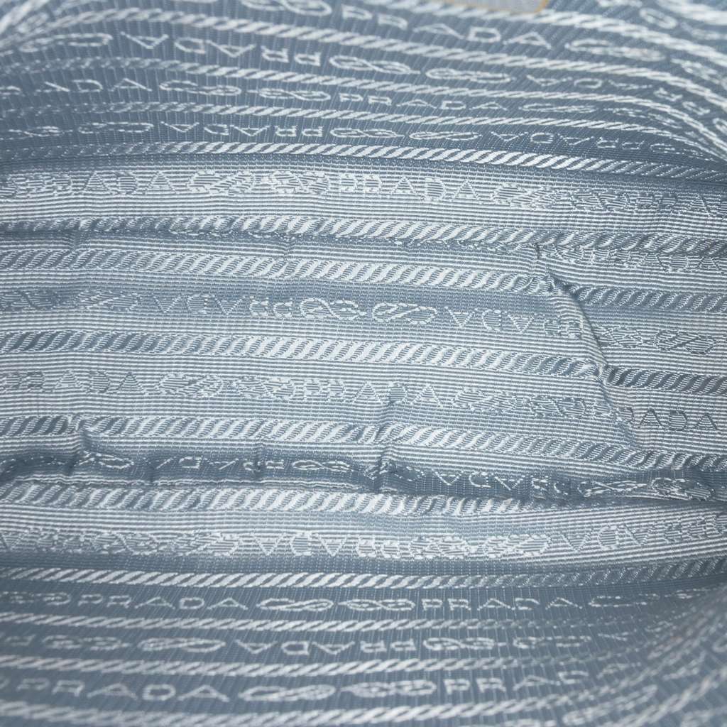 Prada Saffiano Re Edition 2005 Satchel Blue Leather Good condition - Model View