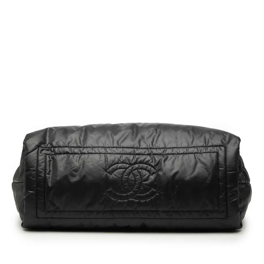 Chanel Medium Quilted Nylon Coco Cocoon Tote Black Polyamide Very good - Inside View