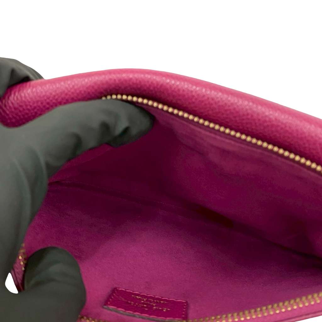 Louis Vuitton Monogram Empreinte Twice Purple Leather Good condition - Inside View