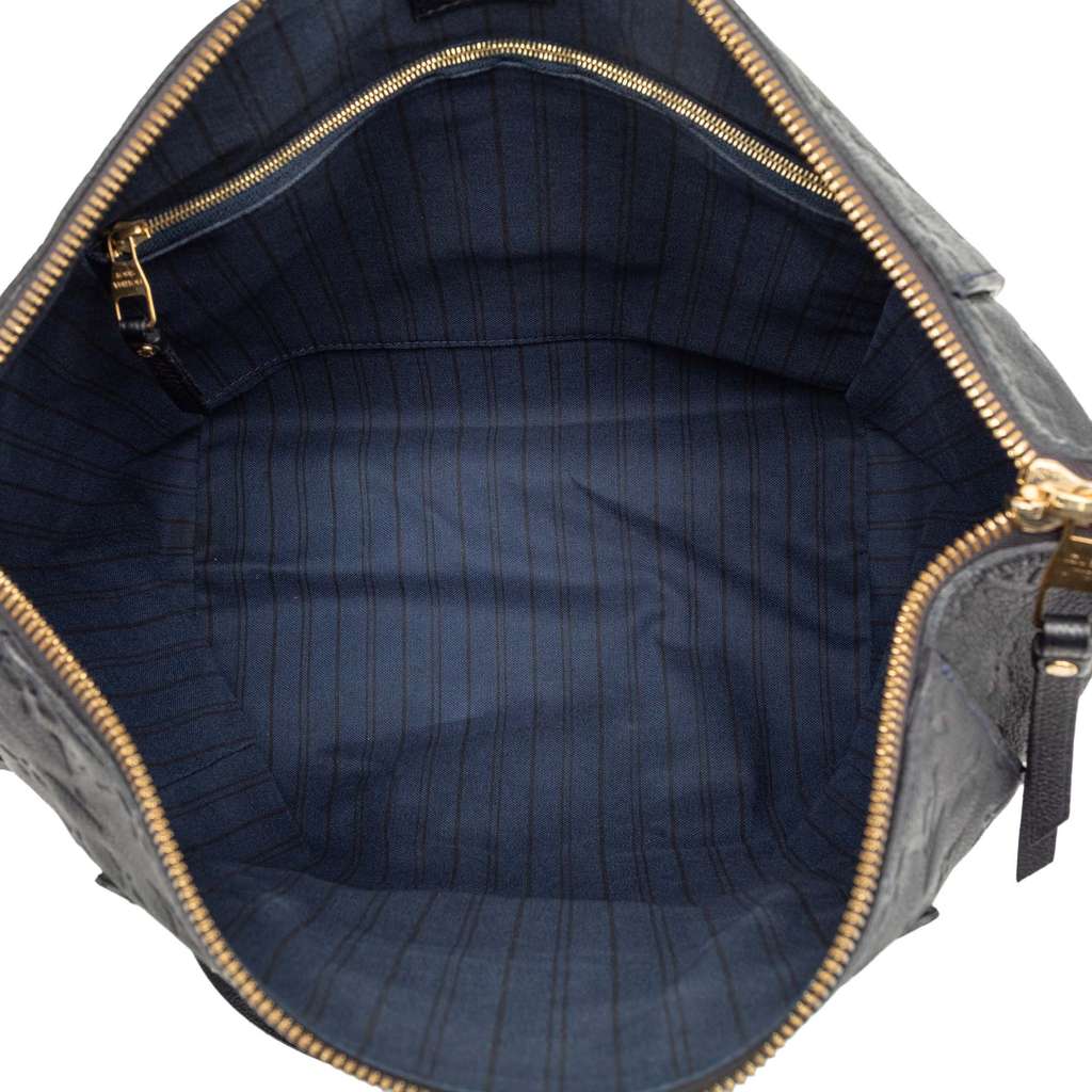 Louis Vuitton Monogram Empreinte Lumineuse PM Blue Leather Fair condition - Model View