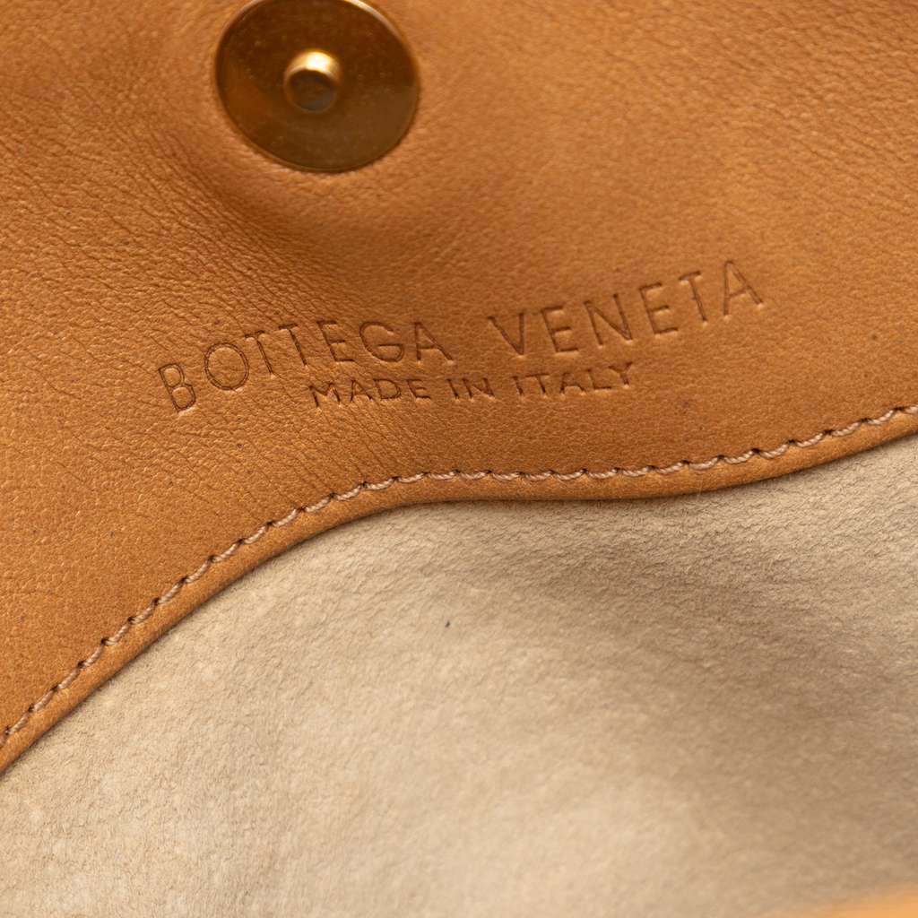 Bottega Veneta Nappa Intrecciato Shoulder Bag Brown Leather Good condition - Box View
