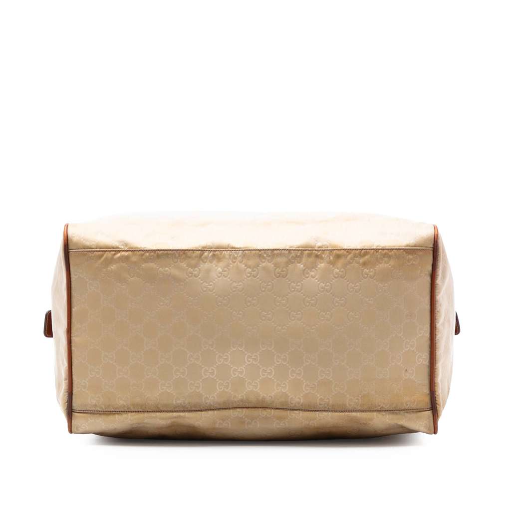 Gucci GG Nylon Web Travel Bag Brown Good condition - Inside View