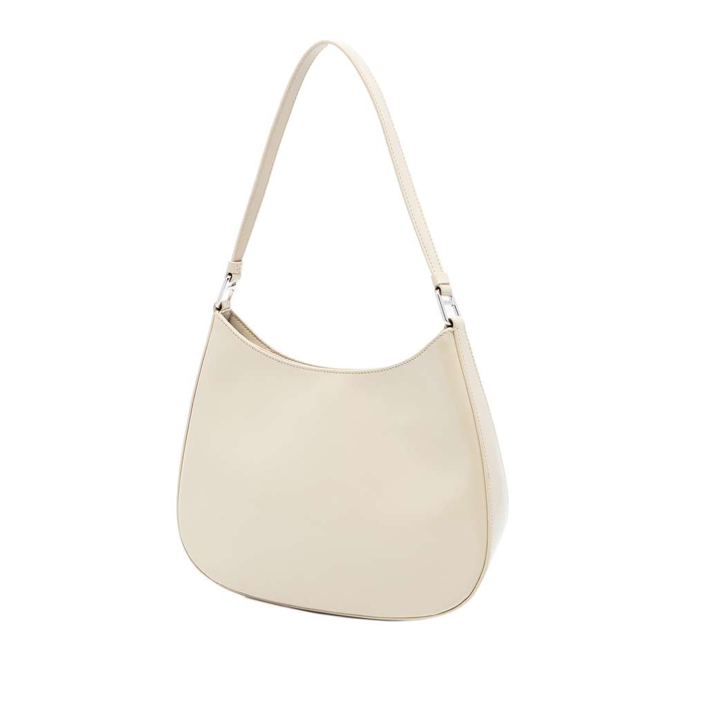 Prada Spazzolato Cleo Shoulder Bag Brown Leather Good condition - Back View