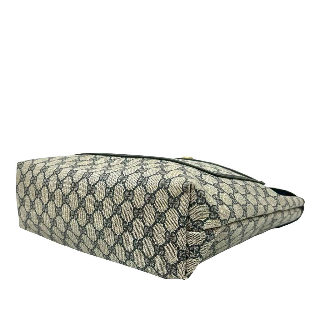 Gucci GG Supreme Web Tote Brown Canvas Good condition - Model View